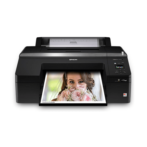 EPSON Surecolor P5000 vista frontal imprimiendo